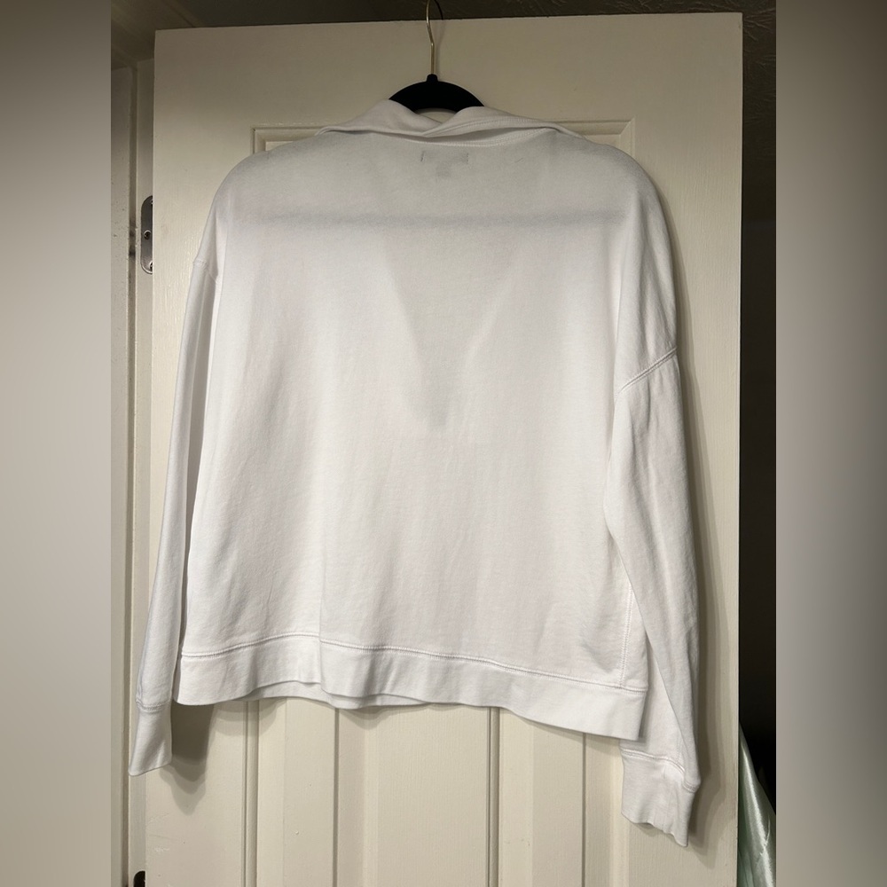 J. Crew Oversized Quarter Zip Up Sweater High Collar - Picture 4 of 6